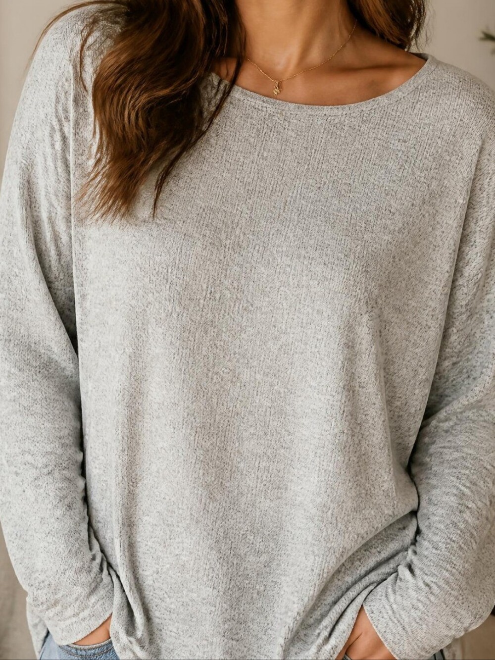 H&M Light Gray Women's Knit Sweater